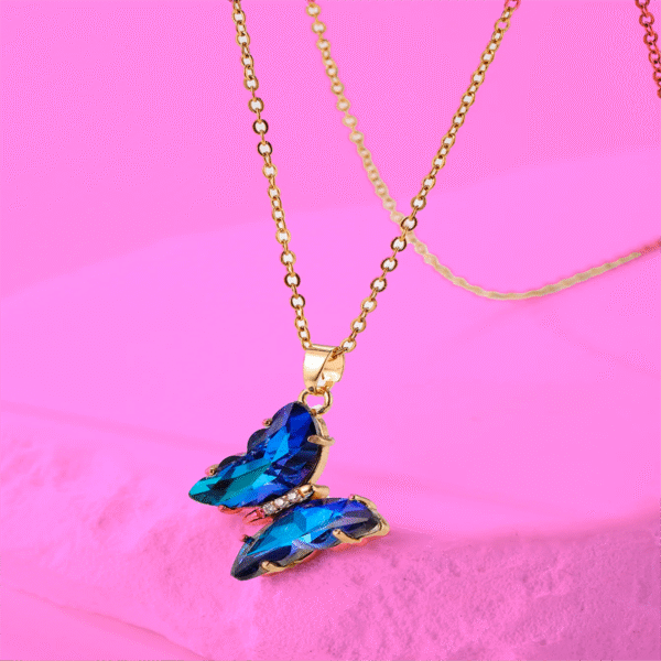 collar mariposa