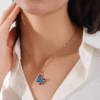 collar mariposa
