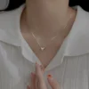 Collar Corazón Plata