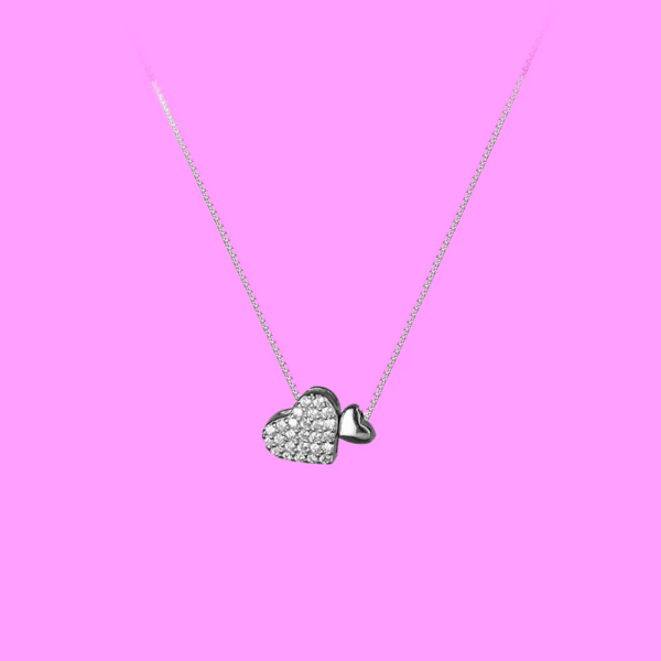 Collar Corazon Plata