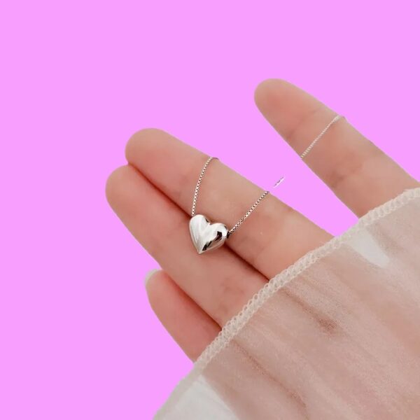 Collar Corazón Plata